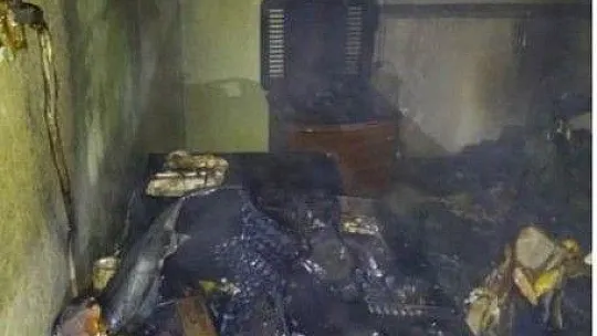 Ortaca'da ev yangını