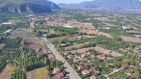 Ortaca'da havadan trafik denetimi yapıldı