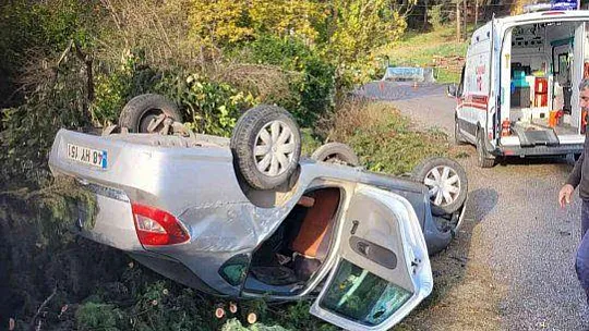 ORTACA'DA KAZA: 2 YARALI