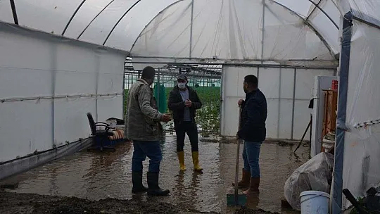 Ortaca'da seralar ve narenciye bahçeleri su altında kaldı