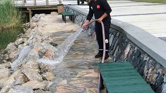 Yol Kenarlarındaki Otlar Temizleniyor