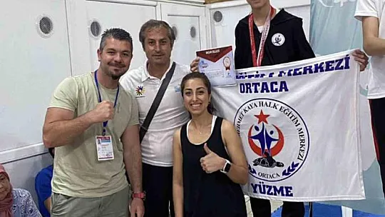Ortaca'nın özel sporcuları madalya ile döndü