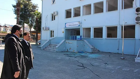 Ortaca Ortaokulu yenileme çalışmaları başladı