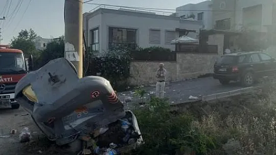 Sürücü olay yerinde hayatını kaybetti