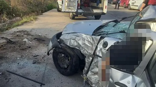 Sürücü olay yerinde hayatını kaybetti