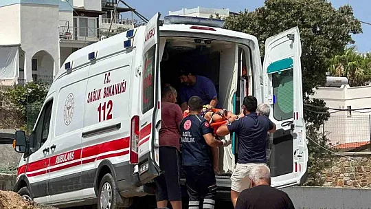 Otomobil metrelerce yükseklikten evin bahçesine düştü