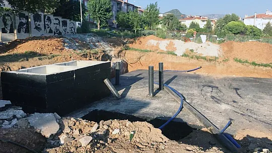 Yeşil alanlarımızın sulamasında arıtma suyu kullanıyoruz