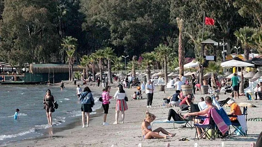 Pastırma yazında deniz keyfi