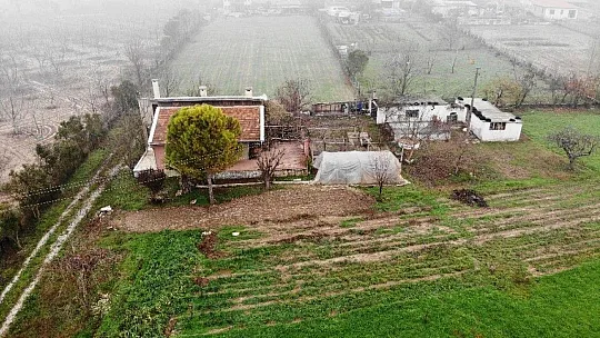 Pınar'ın öldürüldüğü cinayet evi havadan görüntülendi