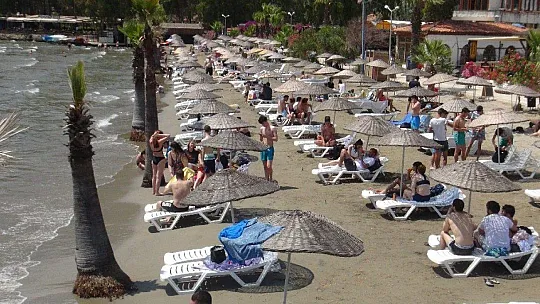 Plajlarda 'Ateş ölçer'li tatil