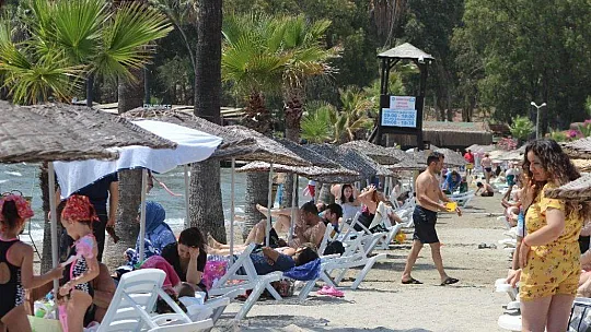 Plajlarda 'Ateş ölçer'li tatil