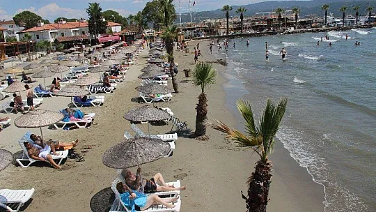 Plajlarda 'Ateş ölçer'li tatil