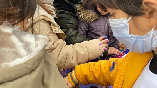 Öğrencilerle geri dönüşümde farkındalık çalışmaları