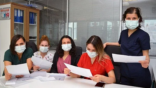 Sağlıkçılara öğrencilerden duygulandıran mektuplar