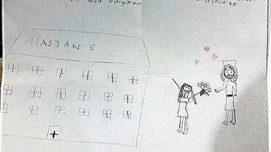 Sağlıkçılara öğrencilerden duygulandıran mektuplar