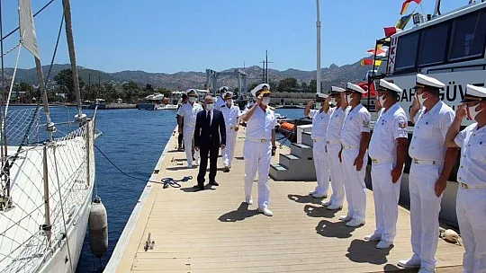 Sahil Güvenlik Komutanından Bayram ziyaretleri