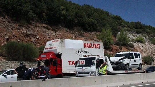 Sakar rampasında zincirleme kaza