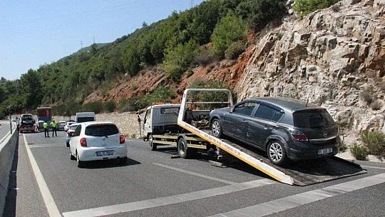 Sakar rampasında zincirleme kaza