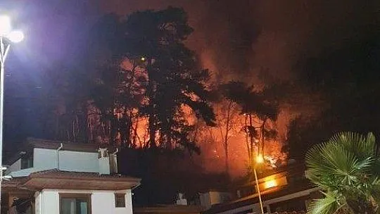 Sakin Kent Akyaka'da orman yangını