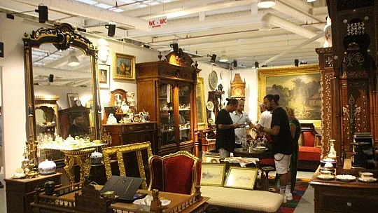 Sanat ve antika fuarına yoğun ilgi