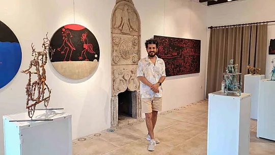 Sanatçı Cingiz'in resim ve heykel sergisi açıldı