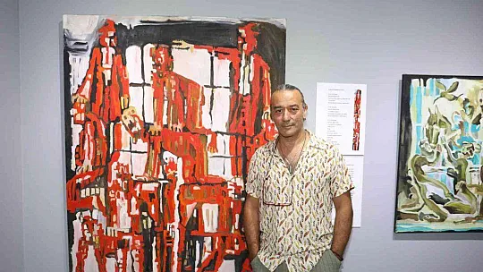 SANATÇI SARPKAYA'DAN MARMARİS'TE BİR SERGİ, BİR SÖYLEŞİ