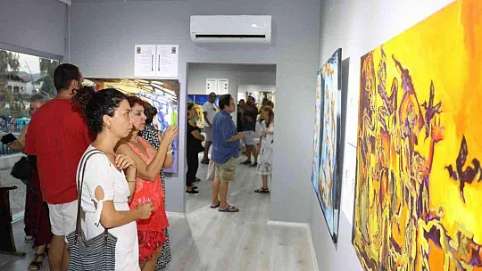 SANATÇI SARPKAYA'DAN MARMARİS'TE BİR SERGİ, BİR SÖYLEŞİ