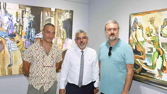 SANATÇI SARPKAYA'DAN MARMARİS'TE BİR SERGİ, BİR SÖYLEŞİ