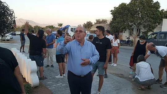 Sanayi esnafı gelmeyince, heykel açılışı yapılamadı