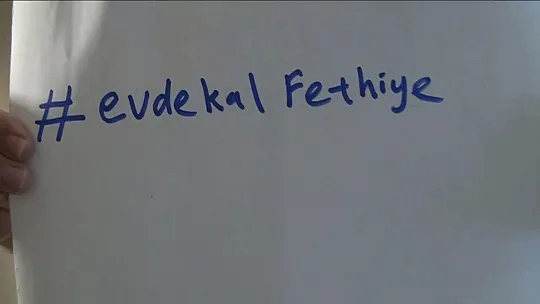 Fethiye'de sıra dışı fotoğrafçıdan ilginç 'evde kal' mesajı