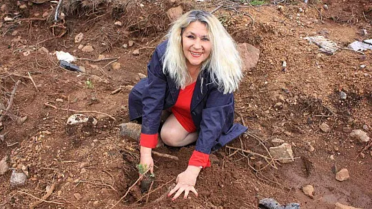 Şehit kadınlar adına fidan dikildi