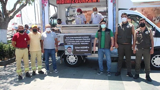 Şehit ormancı için lokma hayrı yapıldı