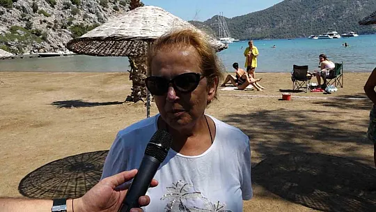 Selimiye Halk Plajı, vatandaşların ilgisini çekiyor