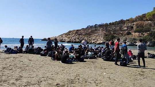 Seydikemer'de 96 düzensiz göçmen yakalandı