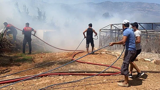 Seydikemer'de bir yangın daha
