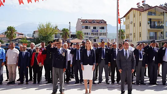 Seydikemer'de Gaziler Günü'nün 102. Yılı Coşkuyla Kutlandı