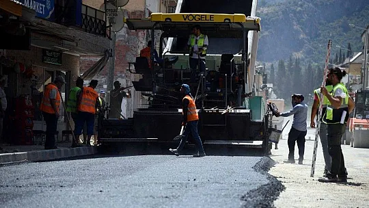 Sıcak Asfalt (BSK) çalışması başladı