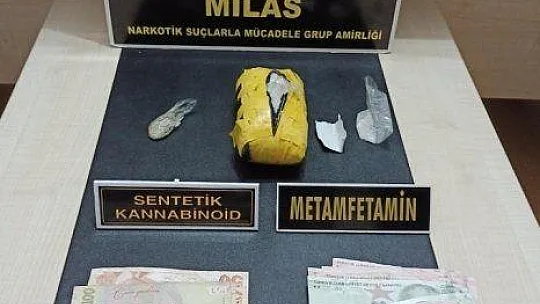 Söke'den Milas'a uyuşturucu sevkiyatını polis önledi