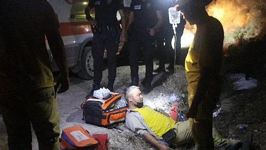 Söndürme ve soğutma çalışması sürüyor