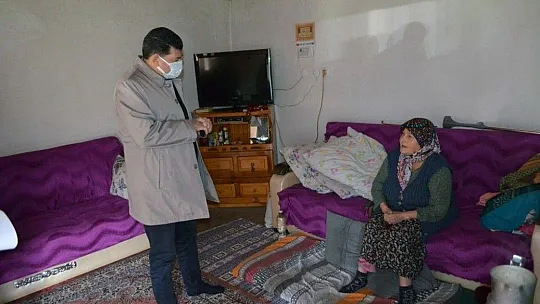 Sosyal yardımdan faydalanamadığı tespit edilen ailelere ziyaret