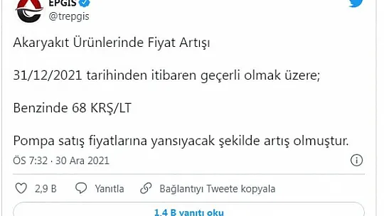İndirim Beklerken Zam Geldi
