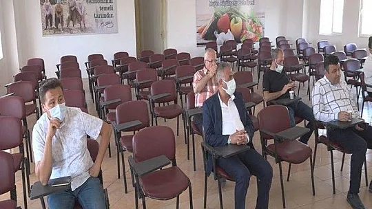 MKYK Üyesi Mehmet Nil Hıdır üreticilerle görüştü