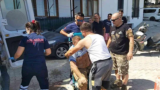 SU ARIZASINI GİDERİRKEN GÖÇÜK ALTINDA KALDILAR