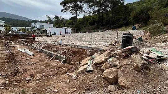 Tabiat parkında doğaya verilen zararı belediye ekipleri önledi