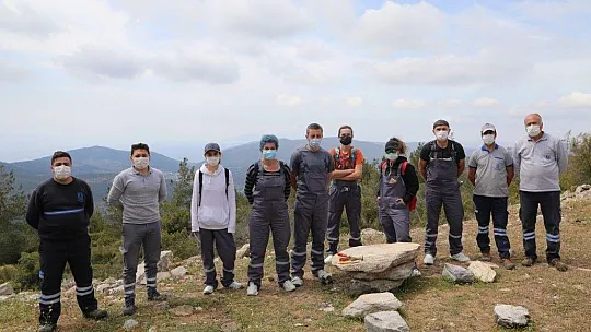 Tarihi yolda işaretleme çalışmaları