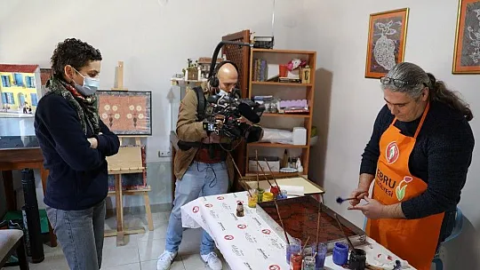 Tarihi Zahire Pazarı ve Türk Ebru Sanatı 'France 5 TV' kanalında 