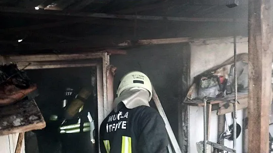 Tarım işçilerinin konakladığı binada yangın