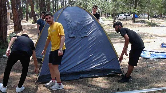 Tatilcilerin yeni gözdesi, çadır turizmi