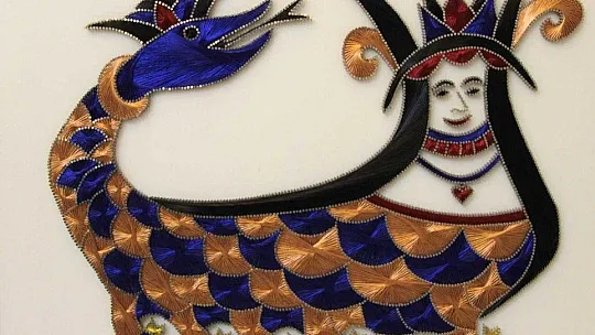Terör gazisi evini sanat atölyesine çevirdi