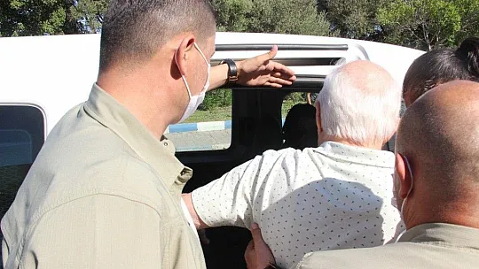Teslim olan Çetin Doğan sağlık kontrolü için hastaneye götürüldü